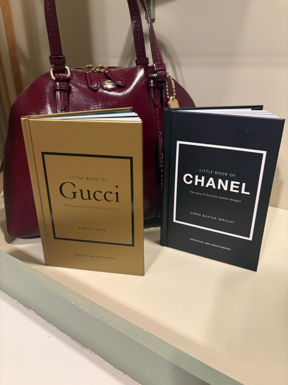CHANEL And GUCCI Book Embossed Hardcovers